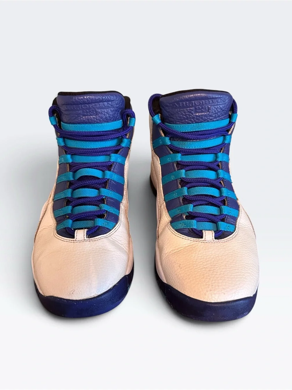 Air Jordan 10 Retro 'Charlotte' (2016) High-Top Sneakers| Size 11.5